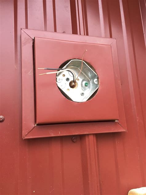 mounting electrical boxes on corrogated metal siding|corrugated metal siding mount.